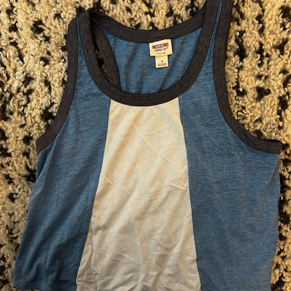 Colorblock Flowy Tank Top - Picture 1 of 2